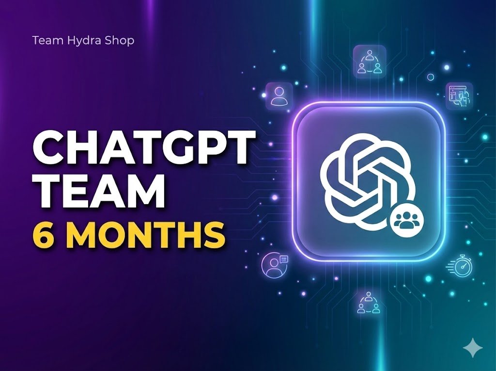 ChatGPT Team – 6 Months Official Workspace Access (Private Team Invite)